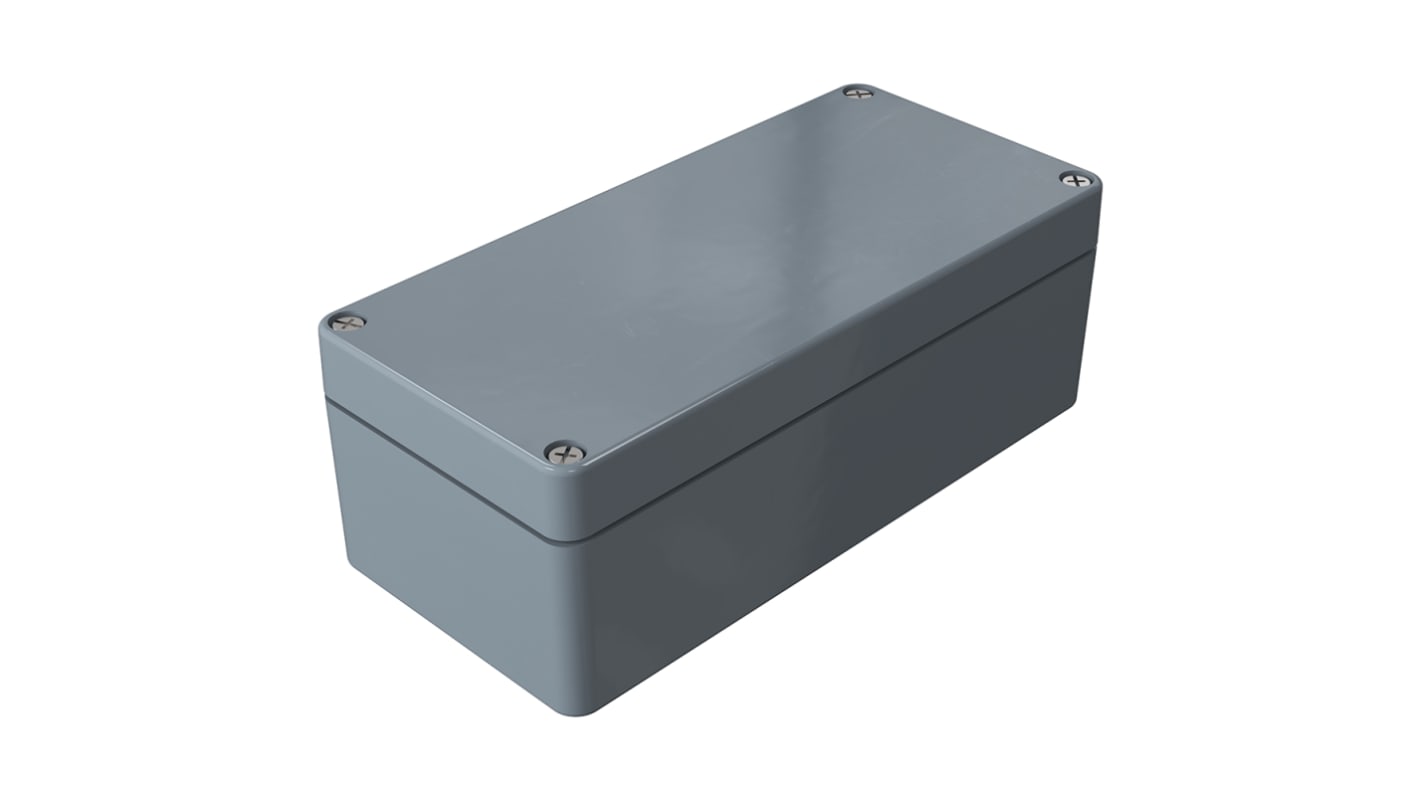 Caja Rose de Poliéster reforzado con fibra de vidrio Gris, 160 x 75 x 56.5mm, IP66, , Lloyds Register, Registro