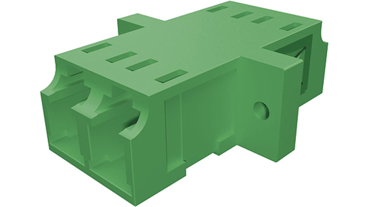 RS PRO LC to LC Single Mode Simplex Fibre Optic Adapter, 0.1dB Insertion Loss