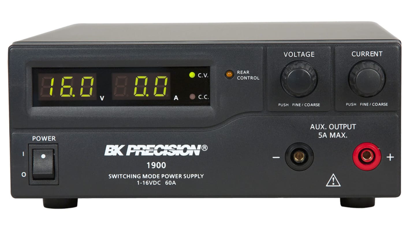 BK Precision Digital Bench Power Supply, 16V, 60A, 2-Output, 960W