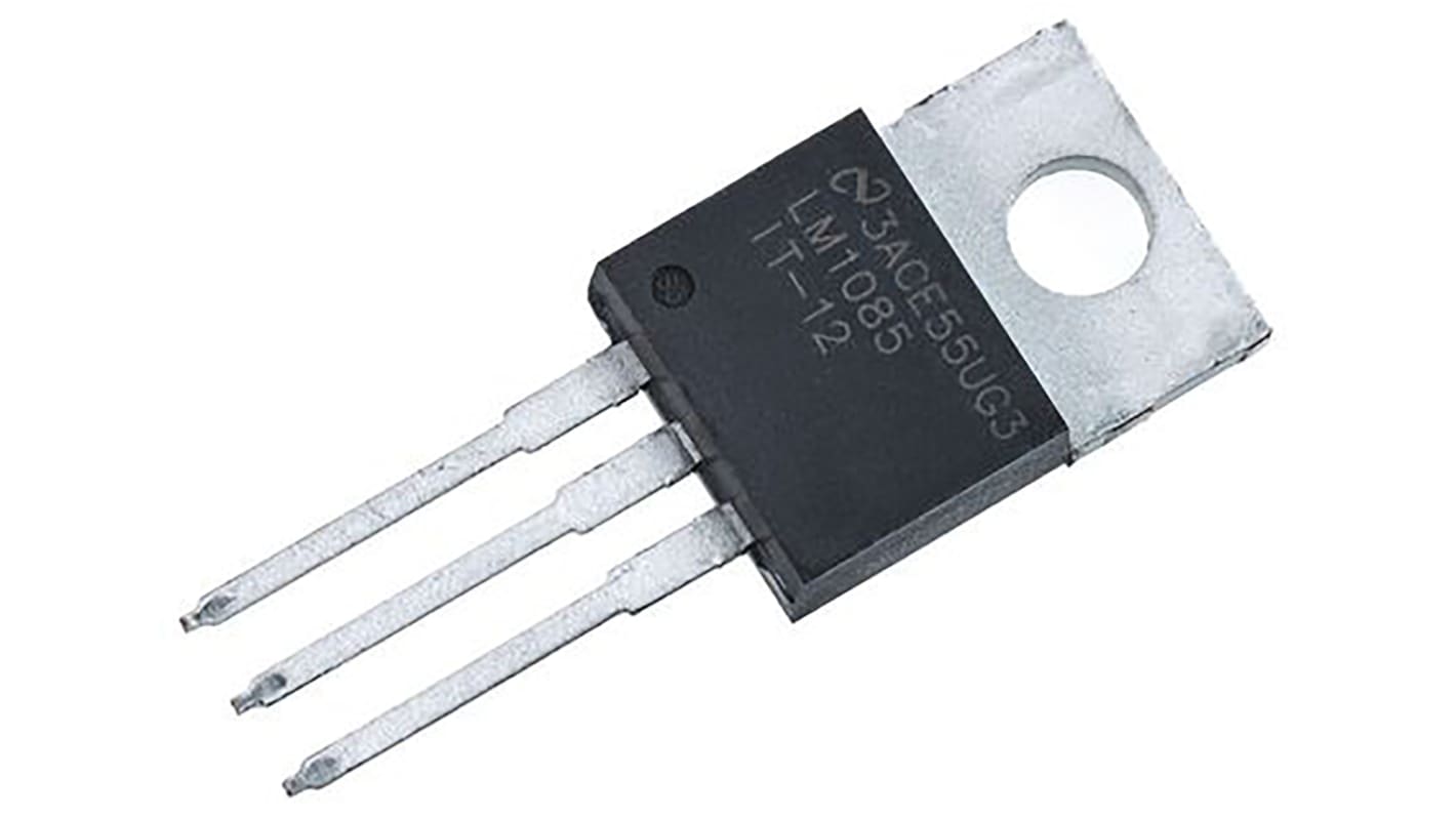 Texas Instruments LDO稳压芯片, 12 V输出, 3A最大输出, 单路输出, TO-220, 3针, 通孔安装, -40 °C→+125 °C