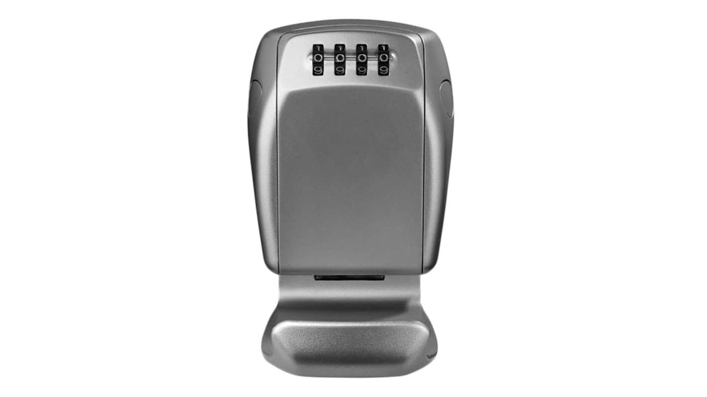 Master Lock 钥匙盒, 灰色, 46 mm深, 135 mm高, 壁挂式安装, 使用组合锁打开