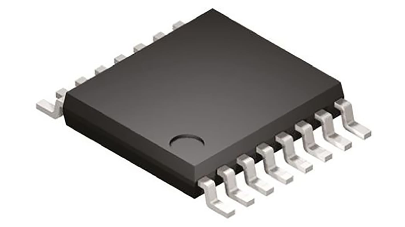 Texas Instruments, DAC Octal 10 bit- ±0.2%FSR Serial, 16-Pin TSSOP