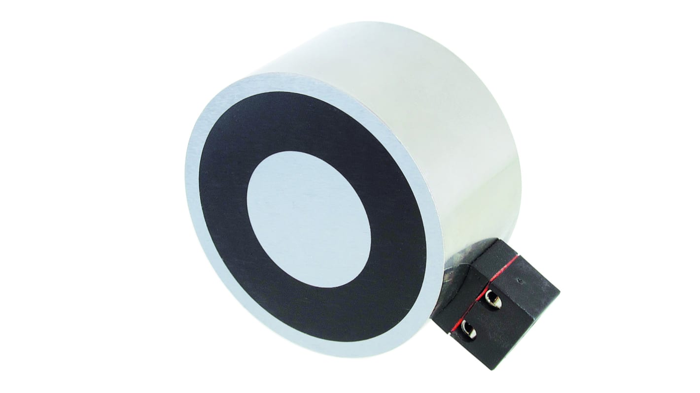 RS PRO Double Door, Single Door Holding Magnet, 3600N Holding Force 12V dc
