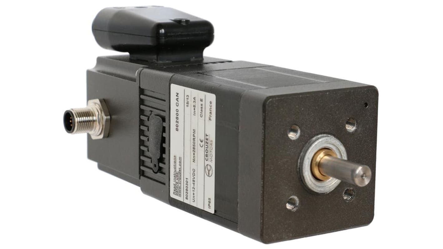Crouzet Brushless DC Motor, 235 W @ 24 V, 419 W @ 48 V, 77 W @ 12 V, 9 → 56 V, 1000 mNm, 2250 rpm @ 24 V, 4000 rpm @ 48