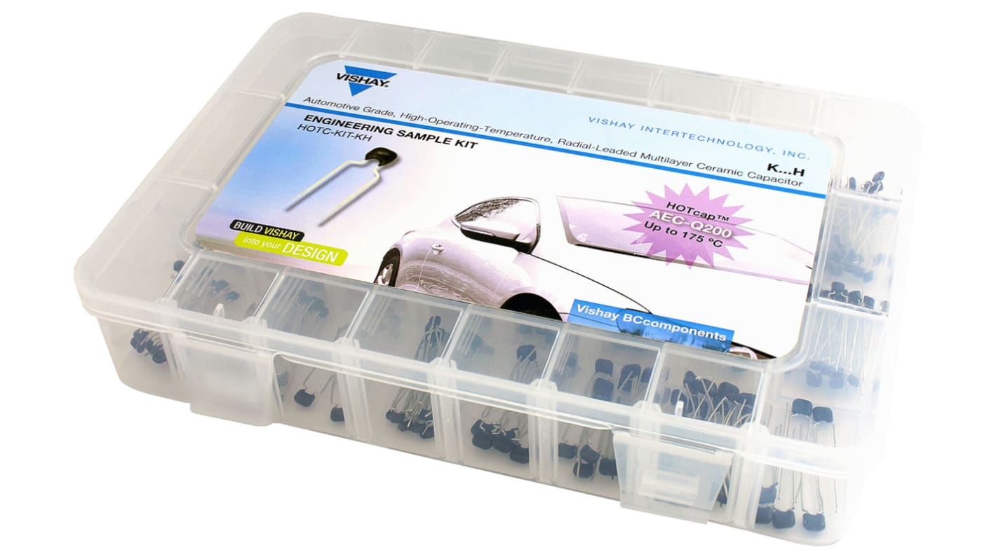 Vishay, Radial Ceramic Capacitor Kit 240 pieces