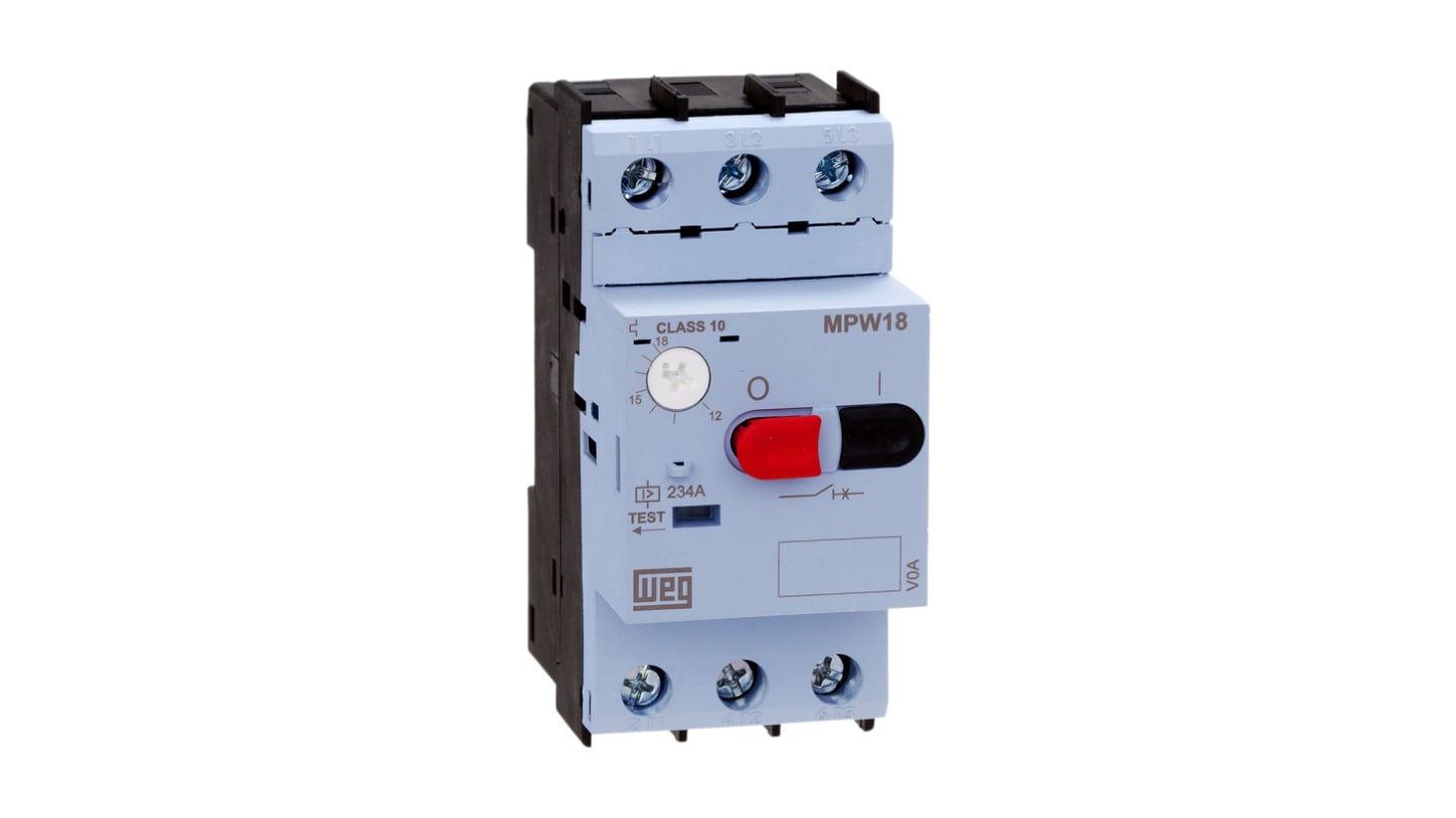 Interruttore automatico del motore WEG, 1 A