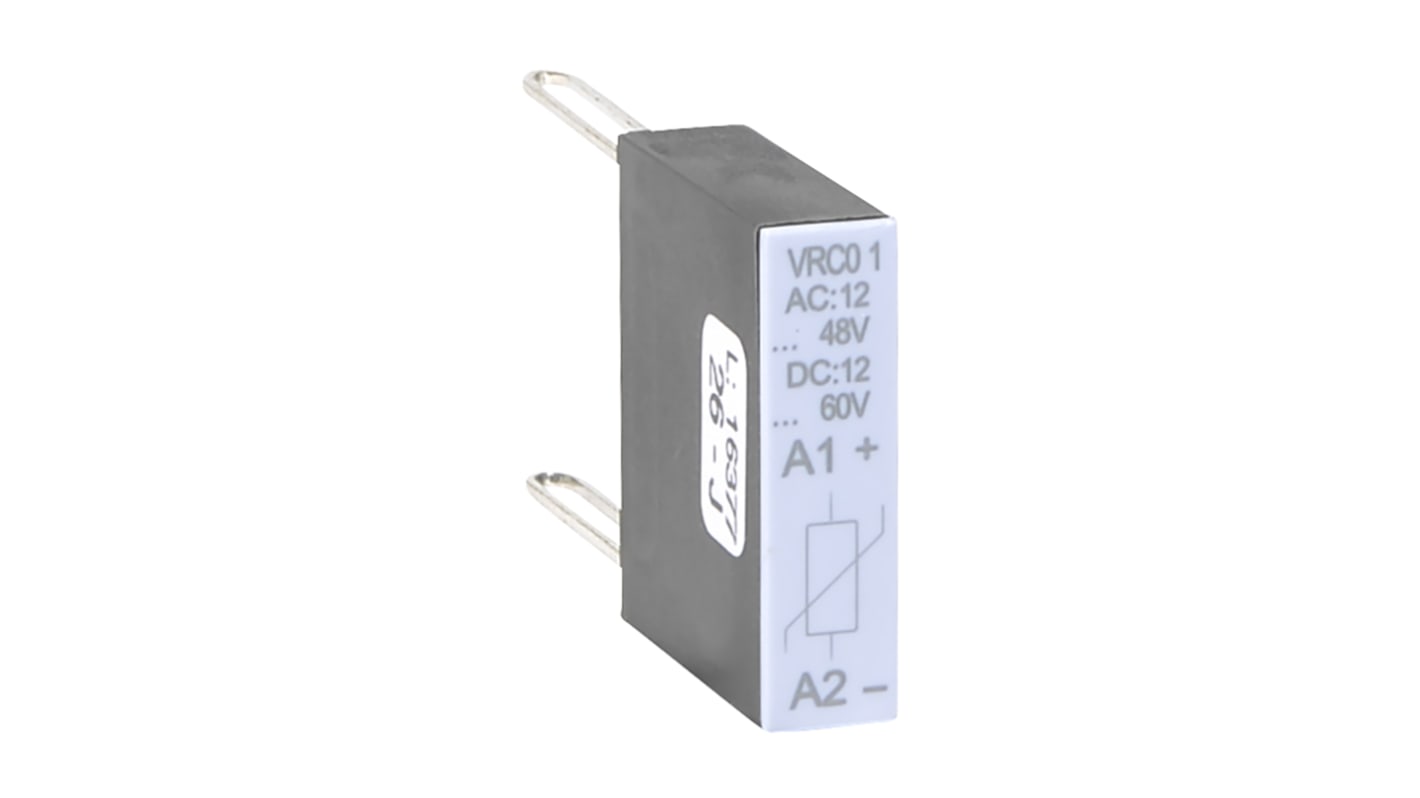 WEG Surge Suppressor for use with CWC07 to CWC025 Contactors, CWCA0 Contactors, 12 → 48 V ac, 12 → 60 V dc