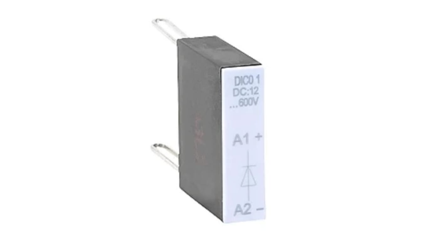 WEG Surge Suppressor for use with CWC07 to CWC016 Contactors, CWCA0 Contactors, 12 → 600 V dc