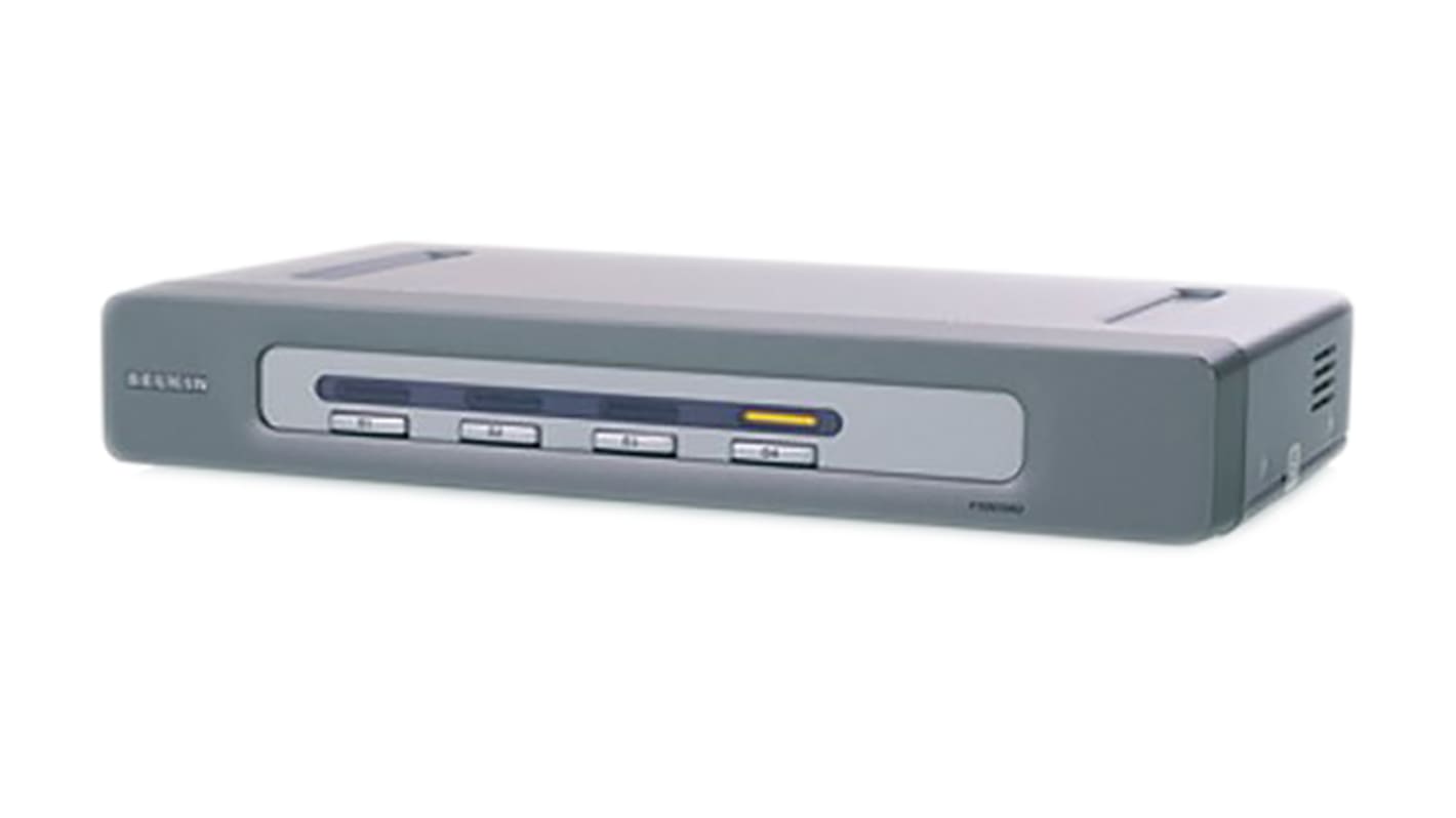 Belkin 4 Port USB DVI KVM Switch, 2560 x 1600 Maximum Resolution