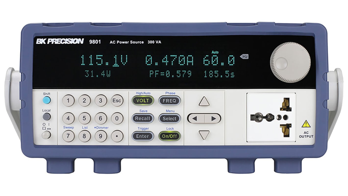 Zasilacz laboratoryjny 0 → 300V 3A BK Precision 300VA Źródło prądu AC