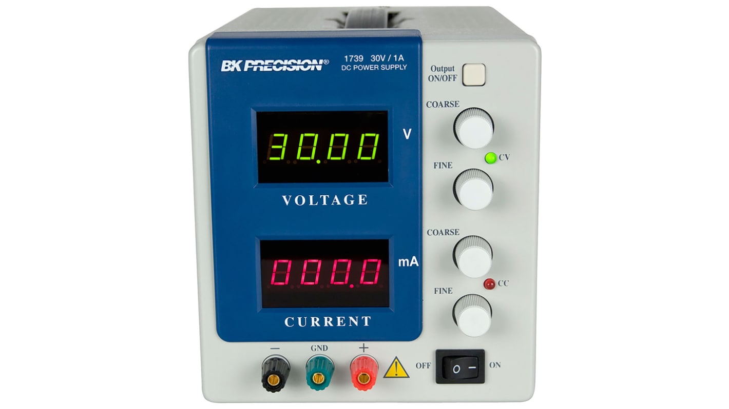 BK Precision BK1739 Digital Labornetzgerät ≤70W, 0 → 30V / 0 → 999.9mA, DKD/DAkkS-kalibriert