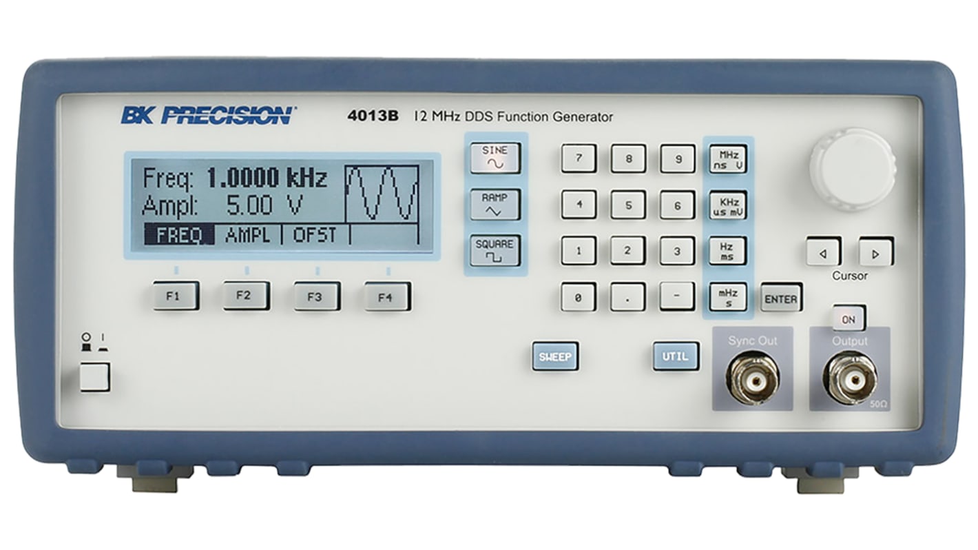 Generador de funciones BK Precision 4007B, calibrado RS, onda sinusoidal de 0.1Hz → 7MHZ