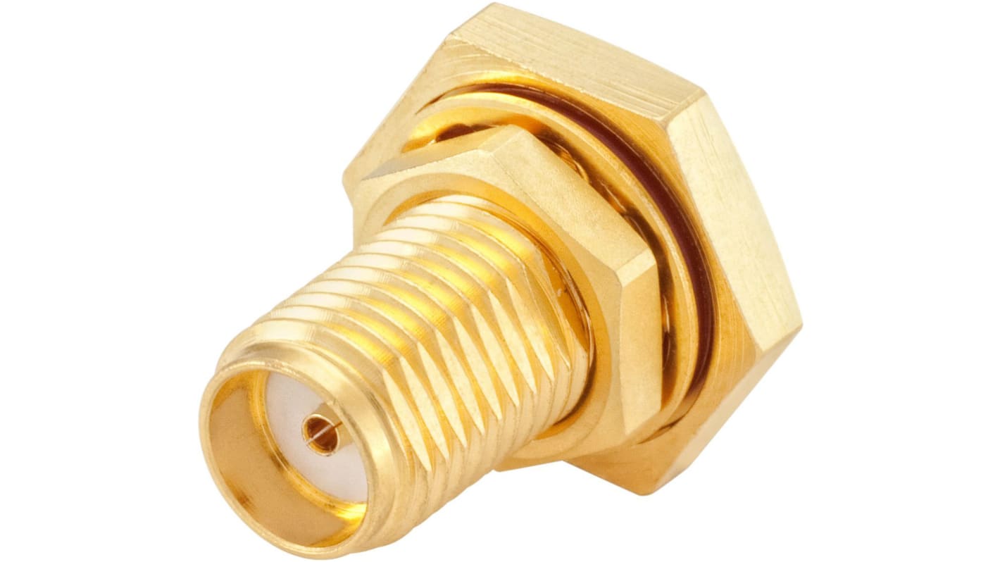 Rosenberger, Jack Panel Mount SMA Connector, 50Ω, Solder Termination, Straight Body
