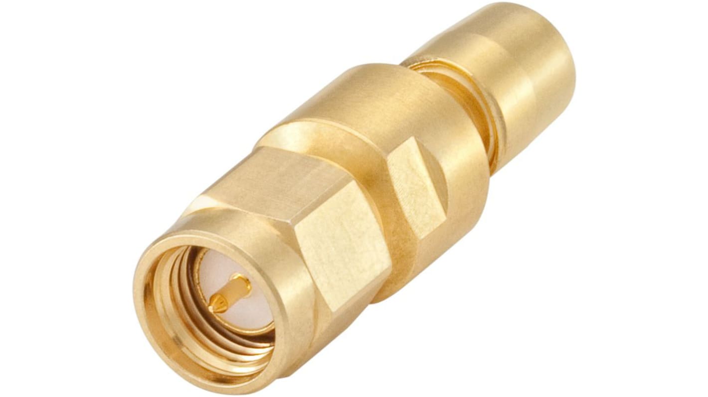 Rosenberger Straight 50Ω RF Adapter SMB Socket to SMA Plug 4GHz