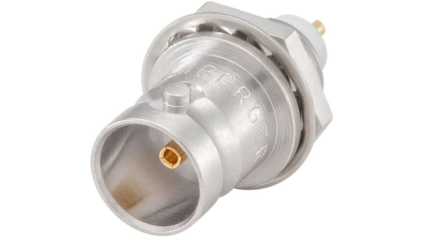 Rosenberger, Jack Panel Mount BNC Connector, 75Ω, Solder Termination, Straight Body