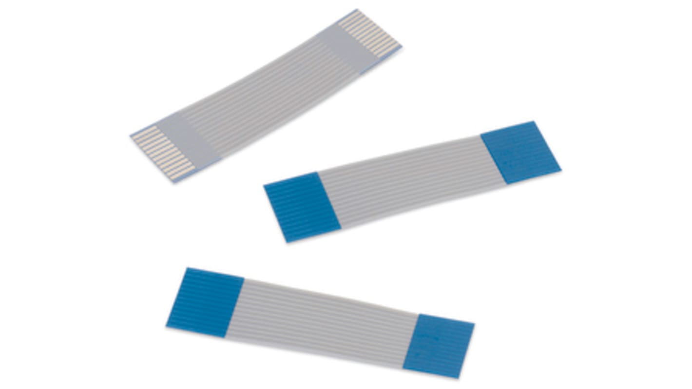 Wurth Elektronik WR-FFC Series FFC Ribbon Cable, 10-Way, 1mm Pitch, 100mm Length