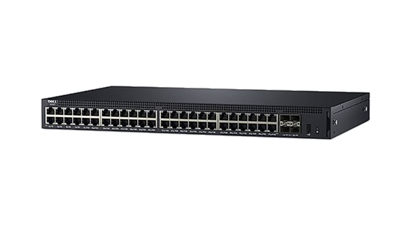 Switch inteligente Dell para montaje en rack, 52 puertos, 10/100/1000Mbit/s, 48 RJ45, 4 SFP