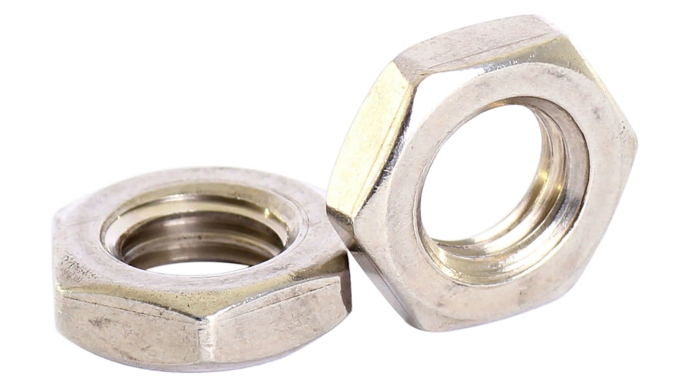 RS PRO Stainless Steel Hex Nut, DIN 439B, M20