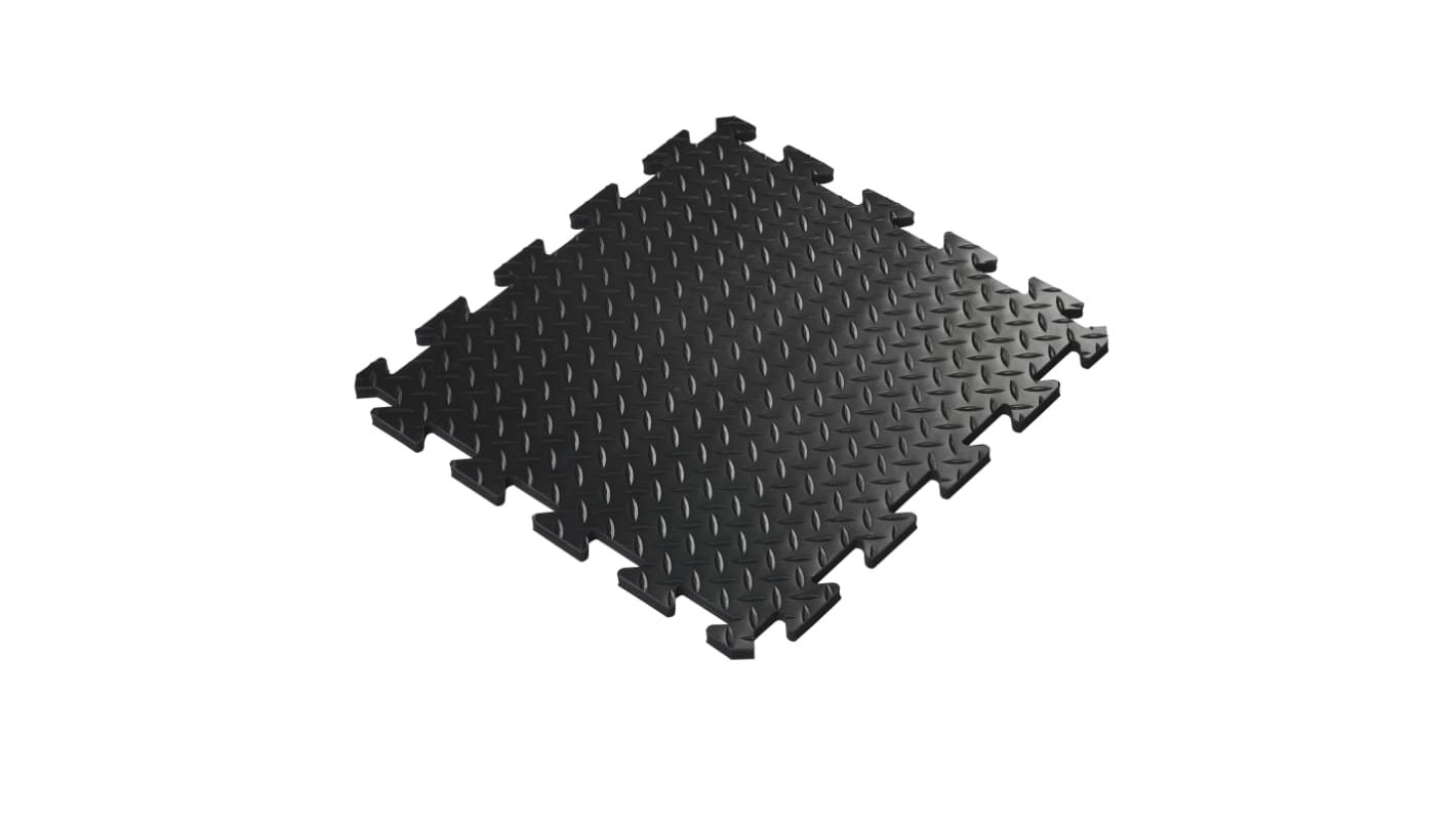 Coba Europe Deckplate Connect PVC Anti-Fatigue Mat, 50cm x 50cm x 15mm