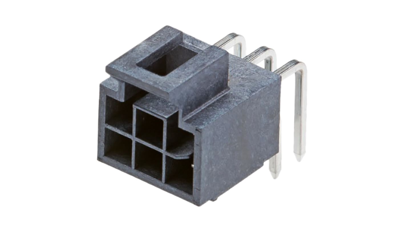 Wtyk PCB 3-pinowe raster: 2.5mm -rzędowe Molex Przewlekany 6.5A 300.0 V.