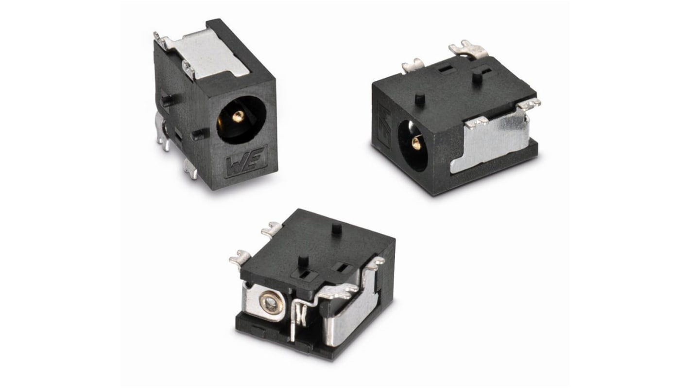 Presa di alimentazione c.c. Wurth Elektronik, 18,0 V., 5.0A, Ø pin 2.1mm, Montaggio PCB