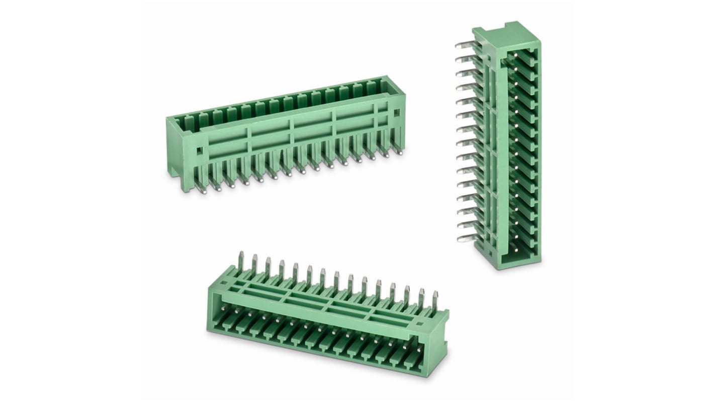 Conector macho para PCB Ángulo recto Wurth Elektronik serie 382 de 5 vías, 1 fila, paso 2.5mm, para soldar