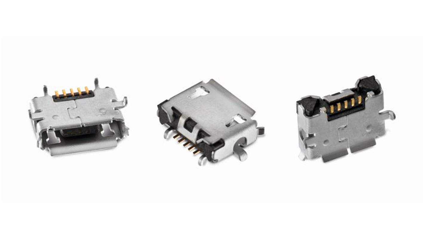 Connettore USB Micro tipo A,B 2.0 Wurth Elektronik Femmina, SMT