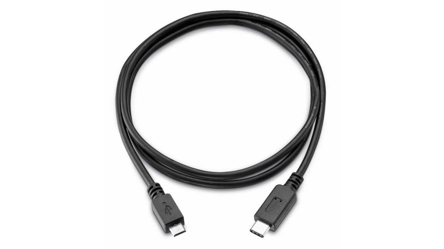 Wurth Elektronik USB 3.1, Male USB C to Male Micro USB B, 1m