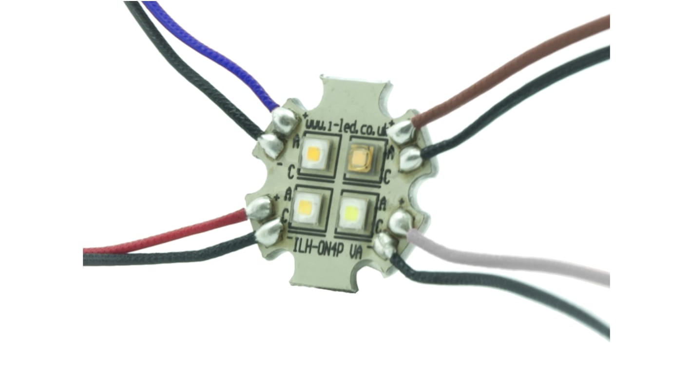 ILS ILH-OW04-HWUL-PC211-WIR200., Circular LED Array, 2 White LED (2700K)