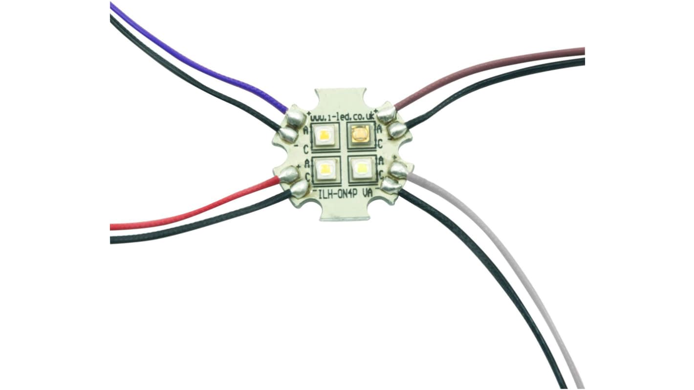 ILS ILH-OW04-HWNU-PC221-WIR200., LED Array, 4 Tuneable White LED (2700 K, 6500 K)