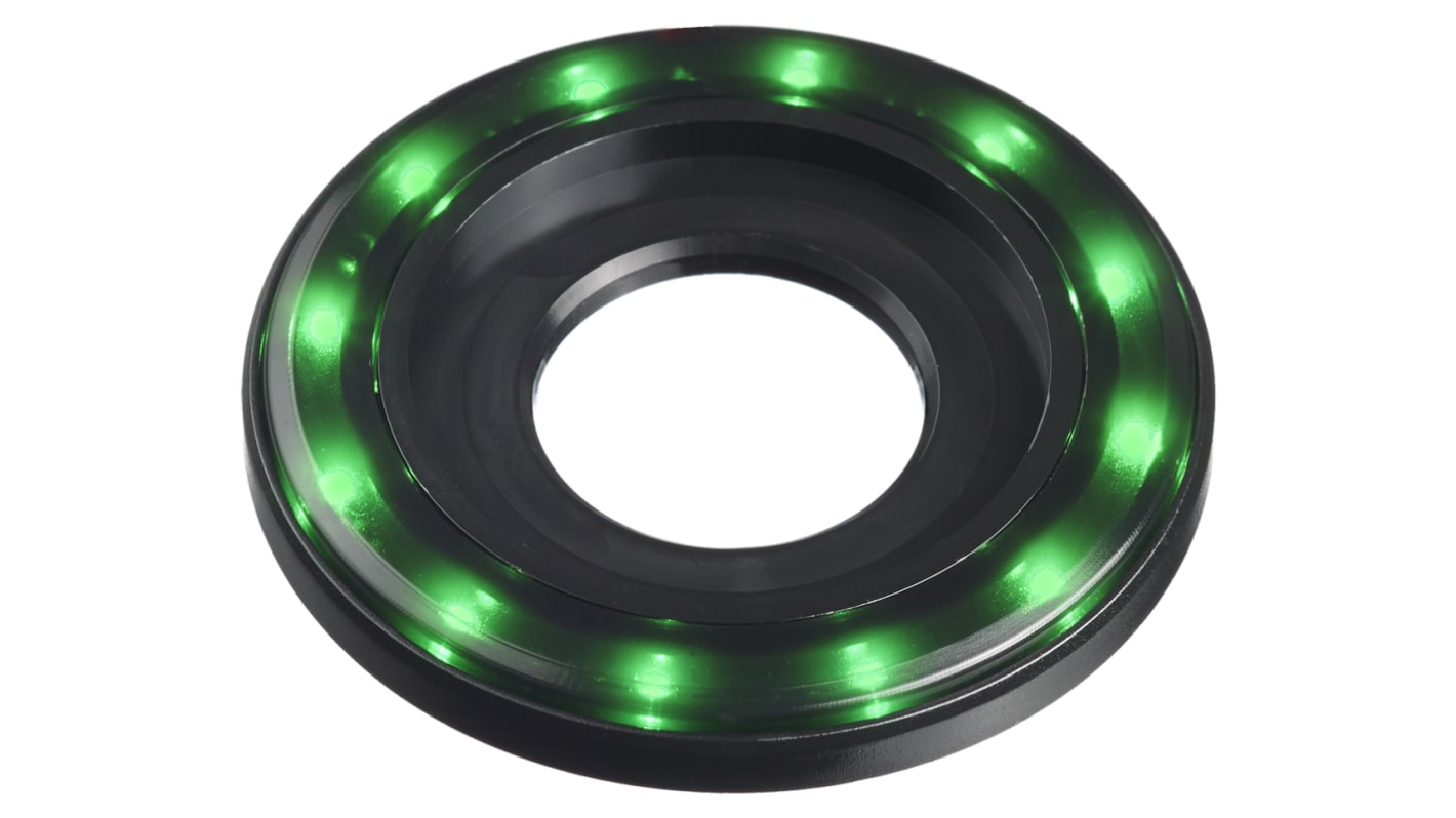 APEM Green Panel Mount Indicator, 12 → 24V dc, 22.2mm Mounting Hole Size, Lead Wires Termination, IP67