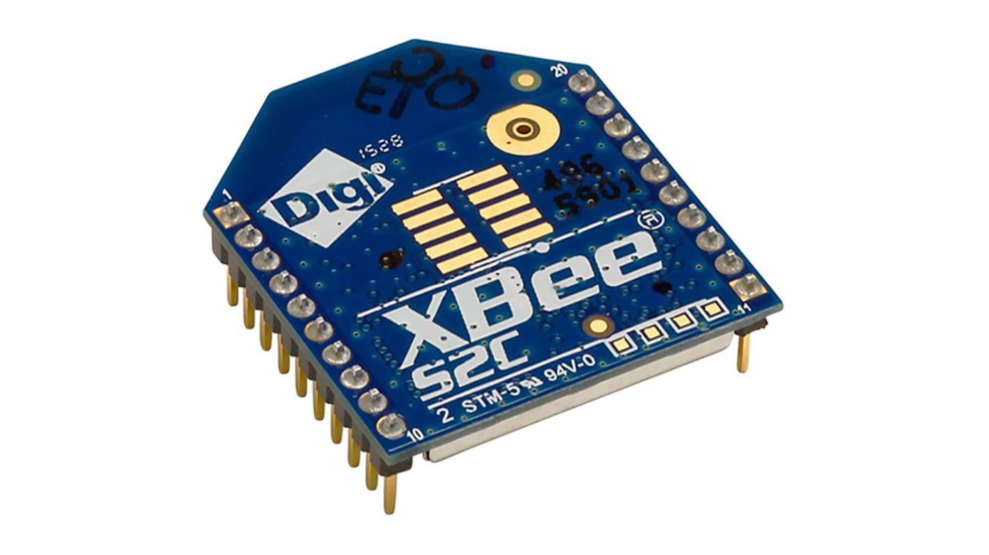 Modulo ZigBee Digi International XB24CZ7PIT-004, +5dBm -102dBm, 2.1 → 3.6V, -40 °C - +85 °C