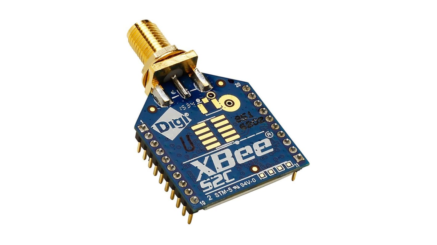 Digi International ZigBee-Modul, +5dBm -102dBm SPI / UART XBee, 2.1 → 3.6V