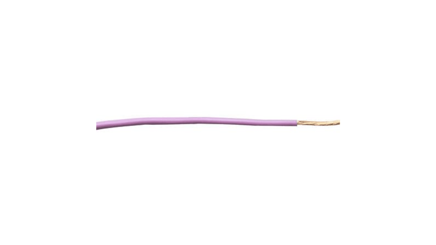 RS PRO 粉红色汽车电线, 1mm², 30m长, 600 V, 最高+100°C