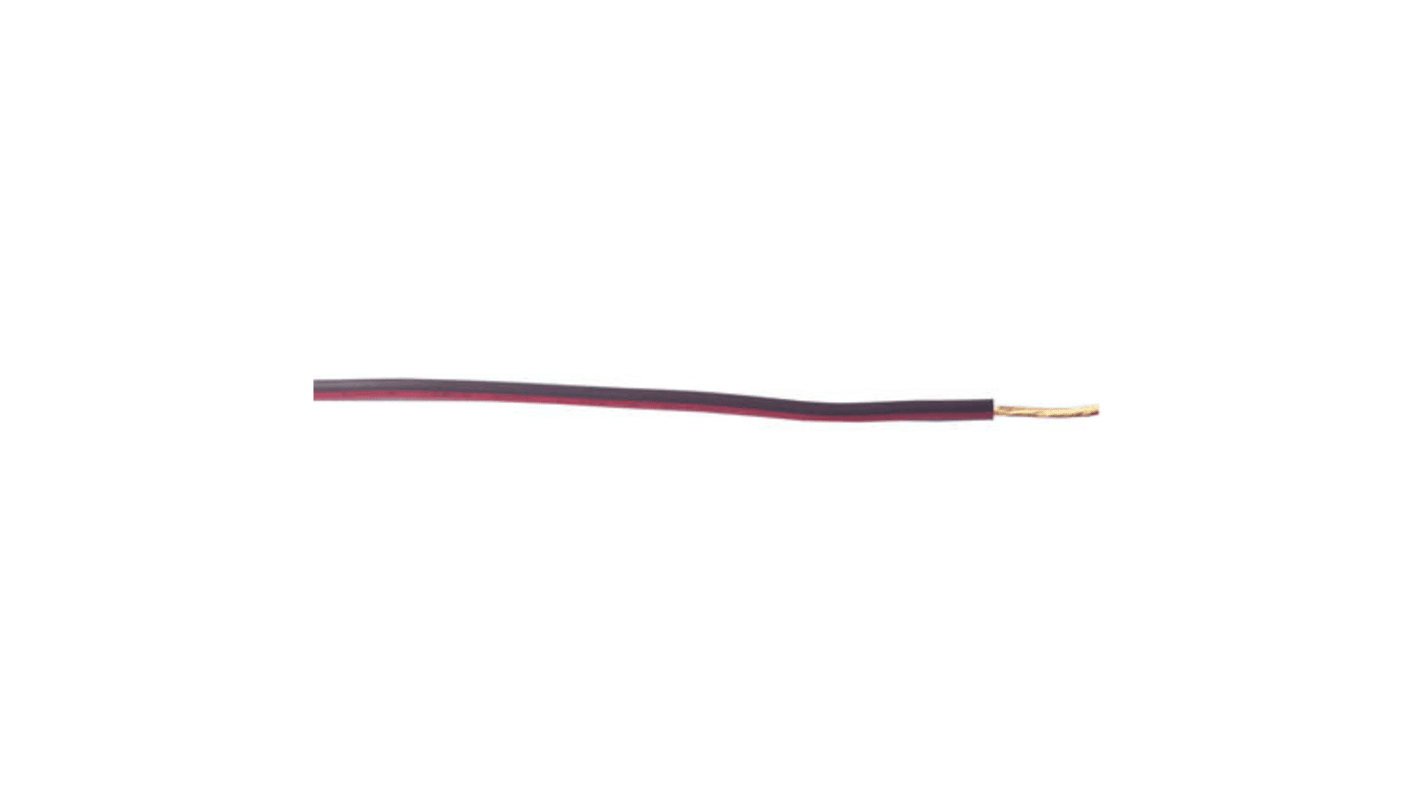 RS PRO Brown/Red 1mm² Hook Up Wire, 57/0.15 mm, 30m