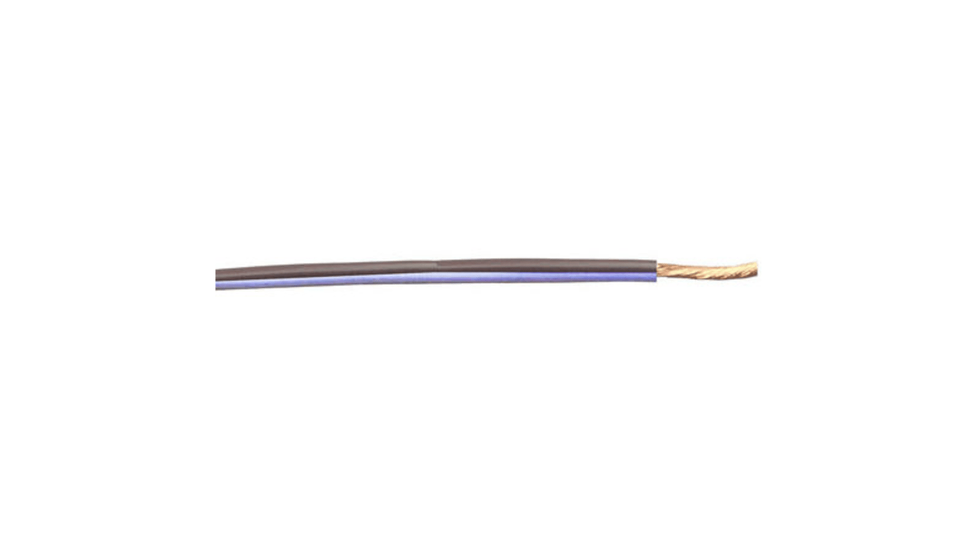 RS PRO 棕色/白色汽车电线, 1mm², 30m长, 600 V, 最高+100°C