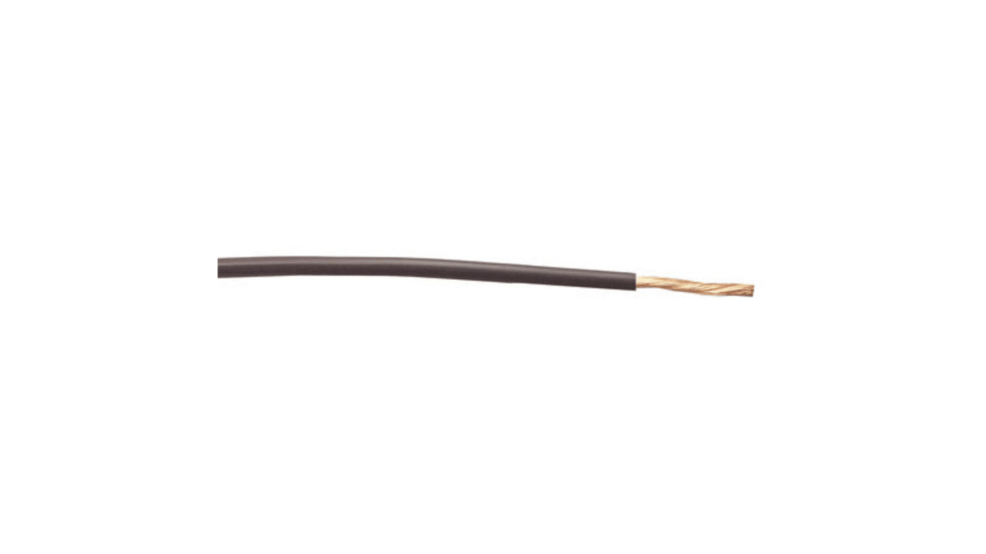 RS PRO Brown 2mm² Hook Up Wire, 115/0.15 mm, 30m
