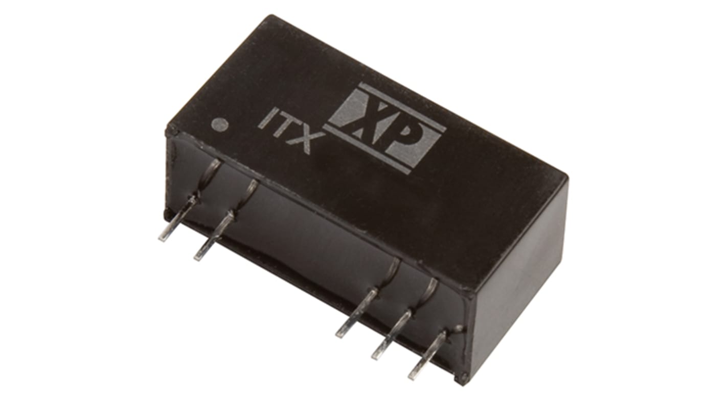 XP Power ITX DC-DC Converter, 5V dc/ 1.2A Output, 4.5 → 9 V dc Input, 6W, Through Hole, +90°C Max Temp -40°C Min