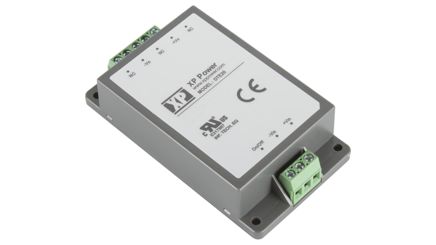 Convertitore c.c.-c.c. 20W, Vin 18 → 75 V c.c., Vout 12V cc, 2.5kV cc