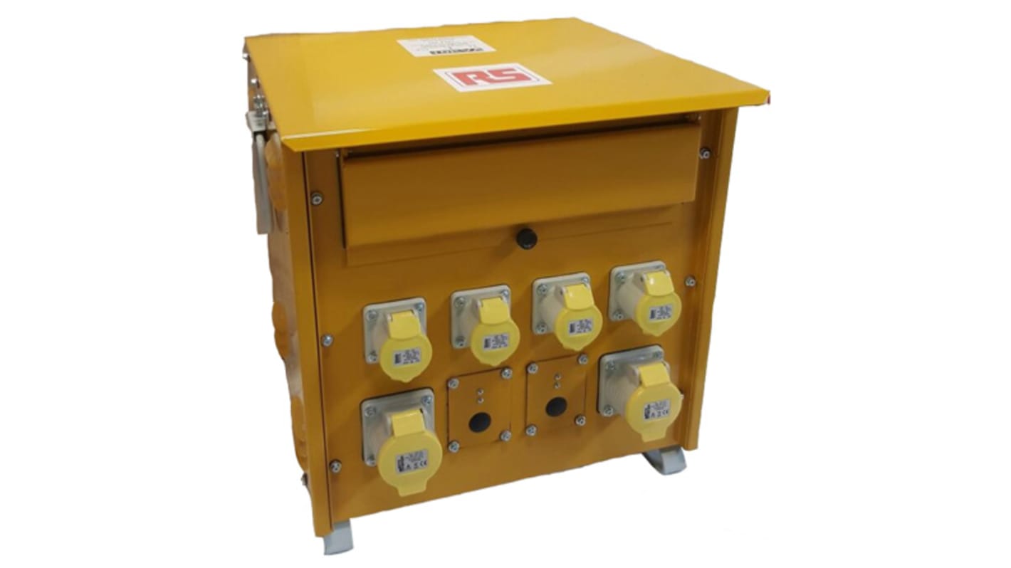 RS PRO 便携式变压器, 400V初级线圈, 110 (55V次级线圈, 10kVA
