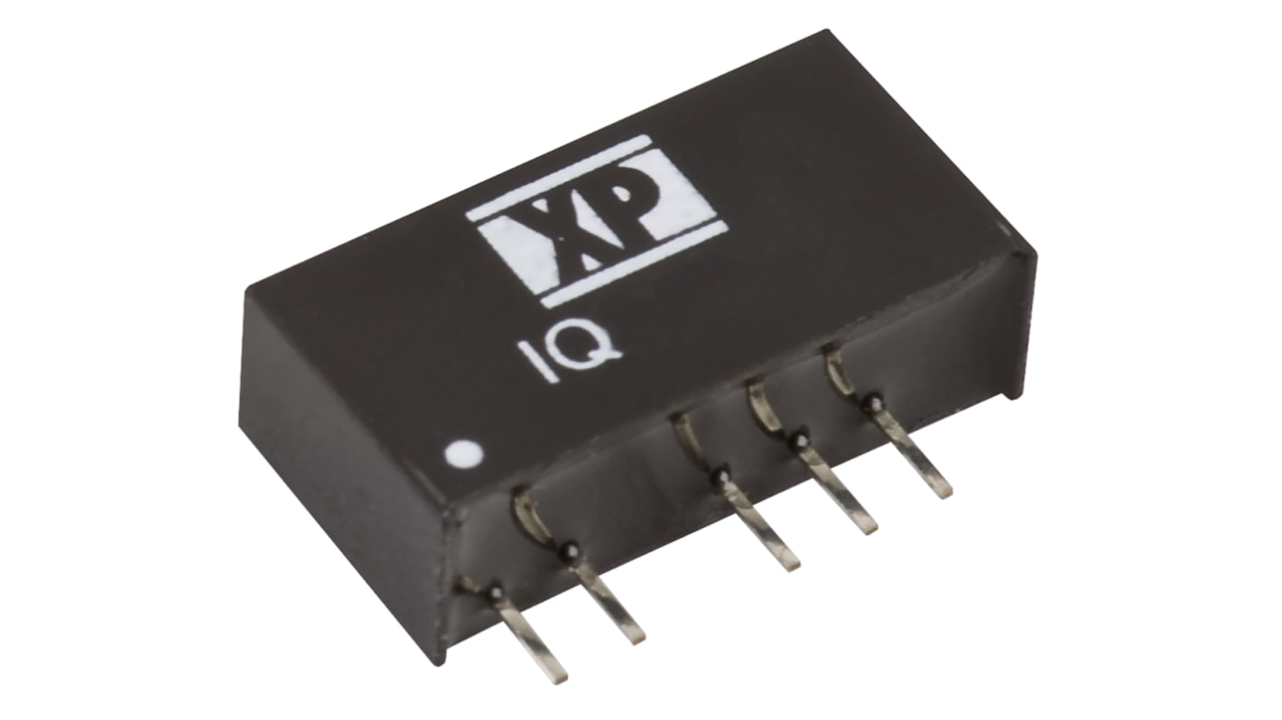 XP Power IQ DC-DC Converter, ±15V dc/ ±67mA Output, 21.6 → 26.4 V dc Input, 1W, Through Hole, +85°C Max Temp