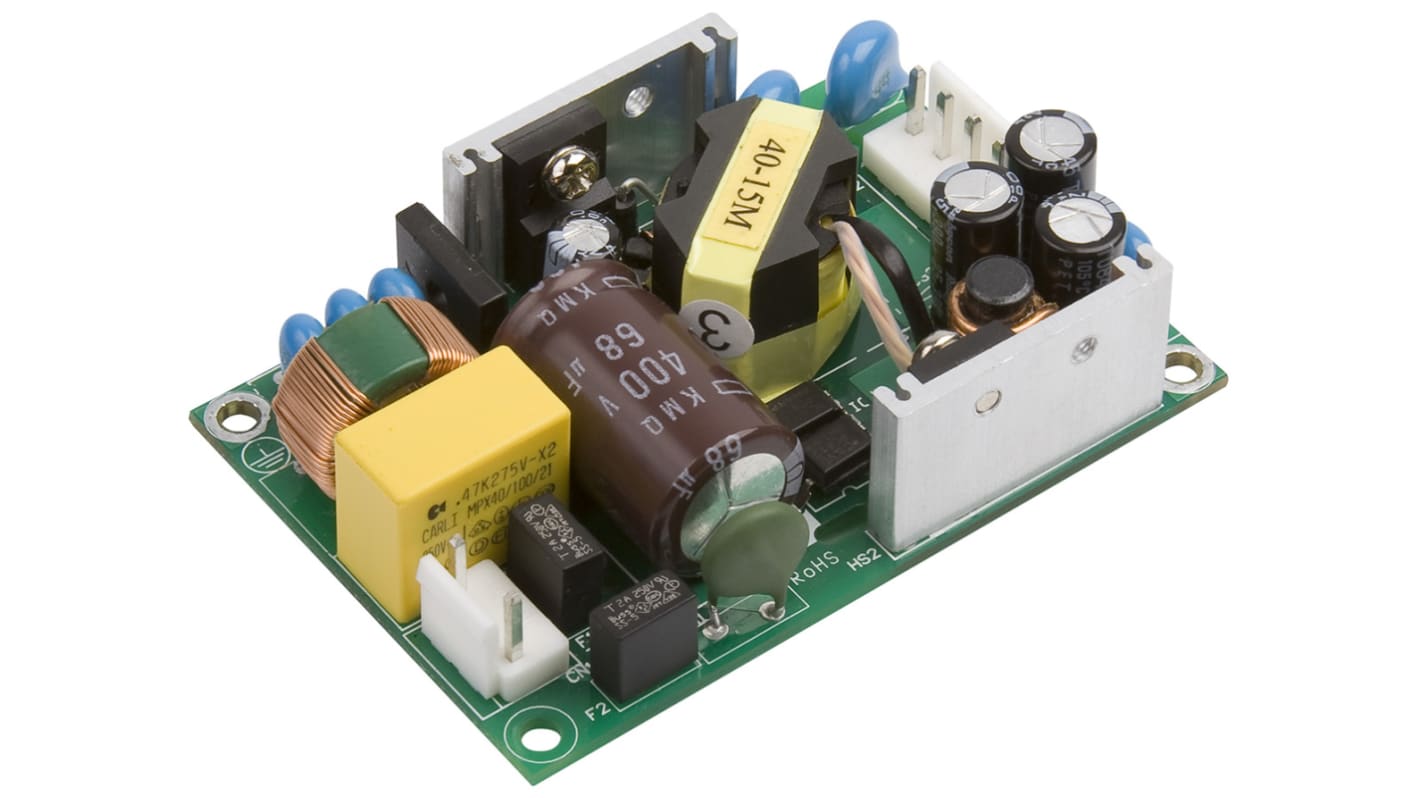 Alimentation à découpage XP Power, 40W, sorties à 2 5 V dc, 24 V dc, 1.3 A, 7.8 A