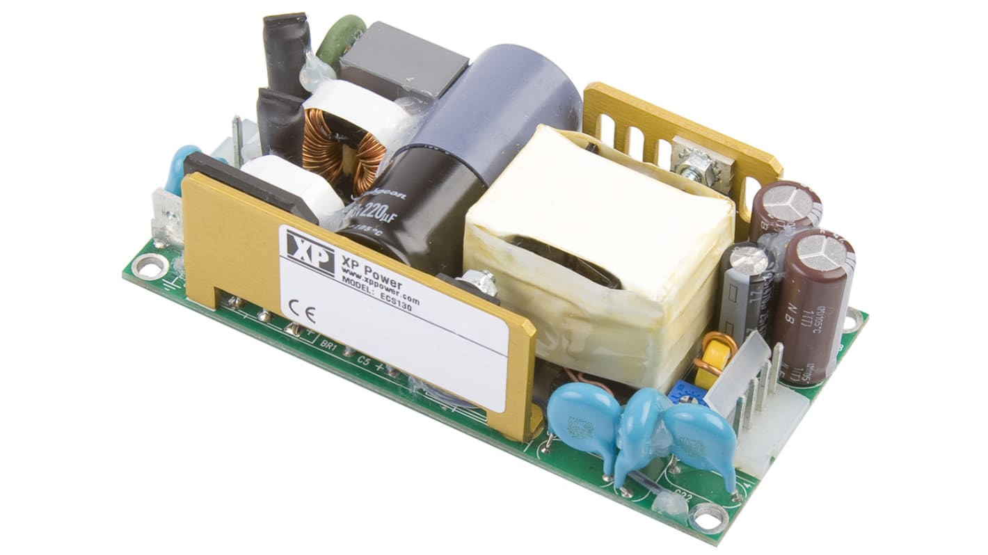 Alimentatore switching XP Power ECS130US18, 130W, ingresso 120 → 370 V dc, 80 → 264 V ac, uscita 18V cc,