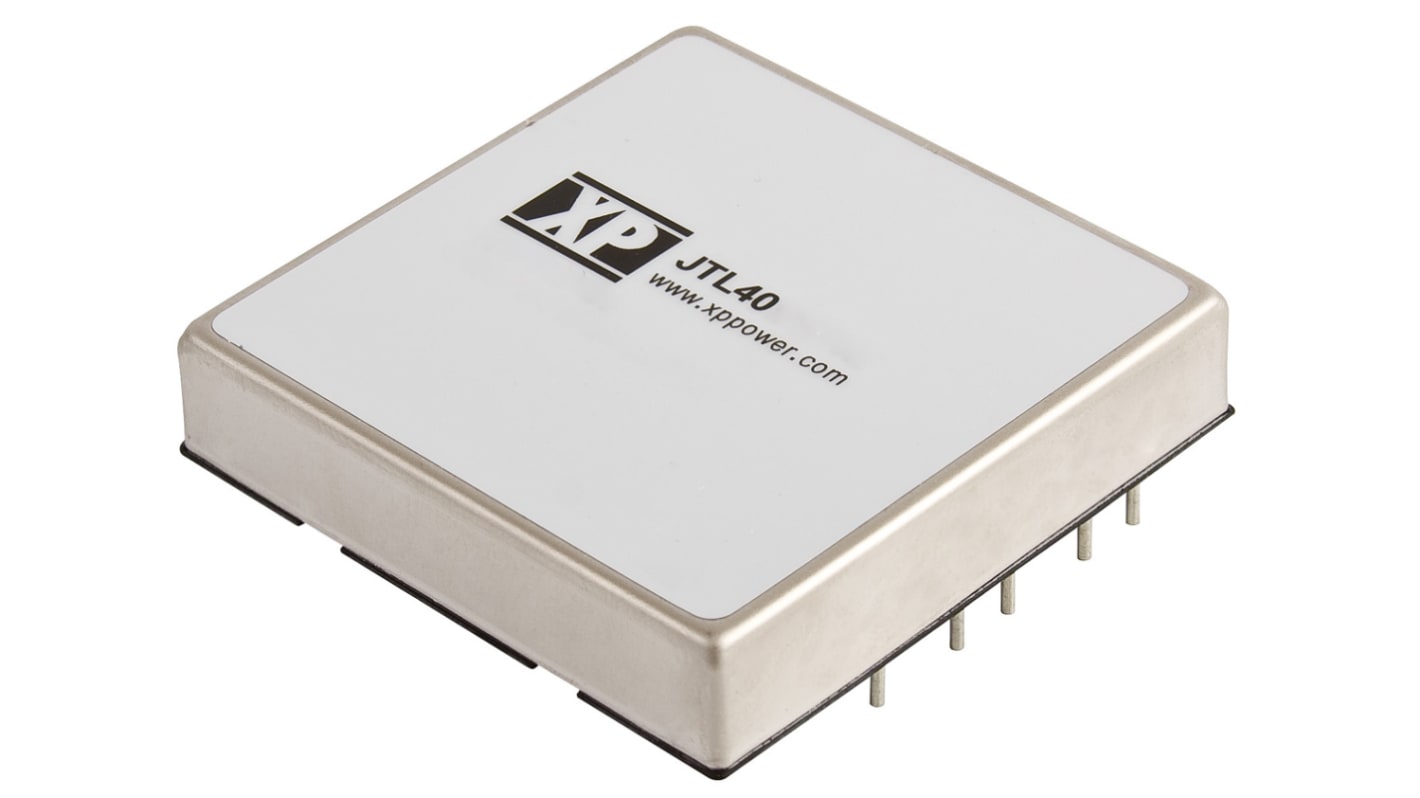 XP Power JTL DC-DC Converter, ±15V dc/ ±1.35A Output, 9 → 36 V dc Input, 40W, Through Hole, +85°C Max Temp -40°C