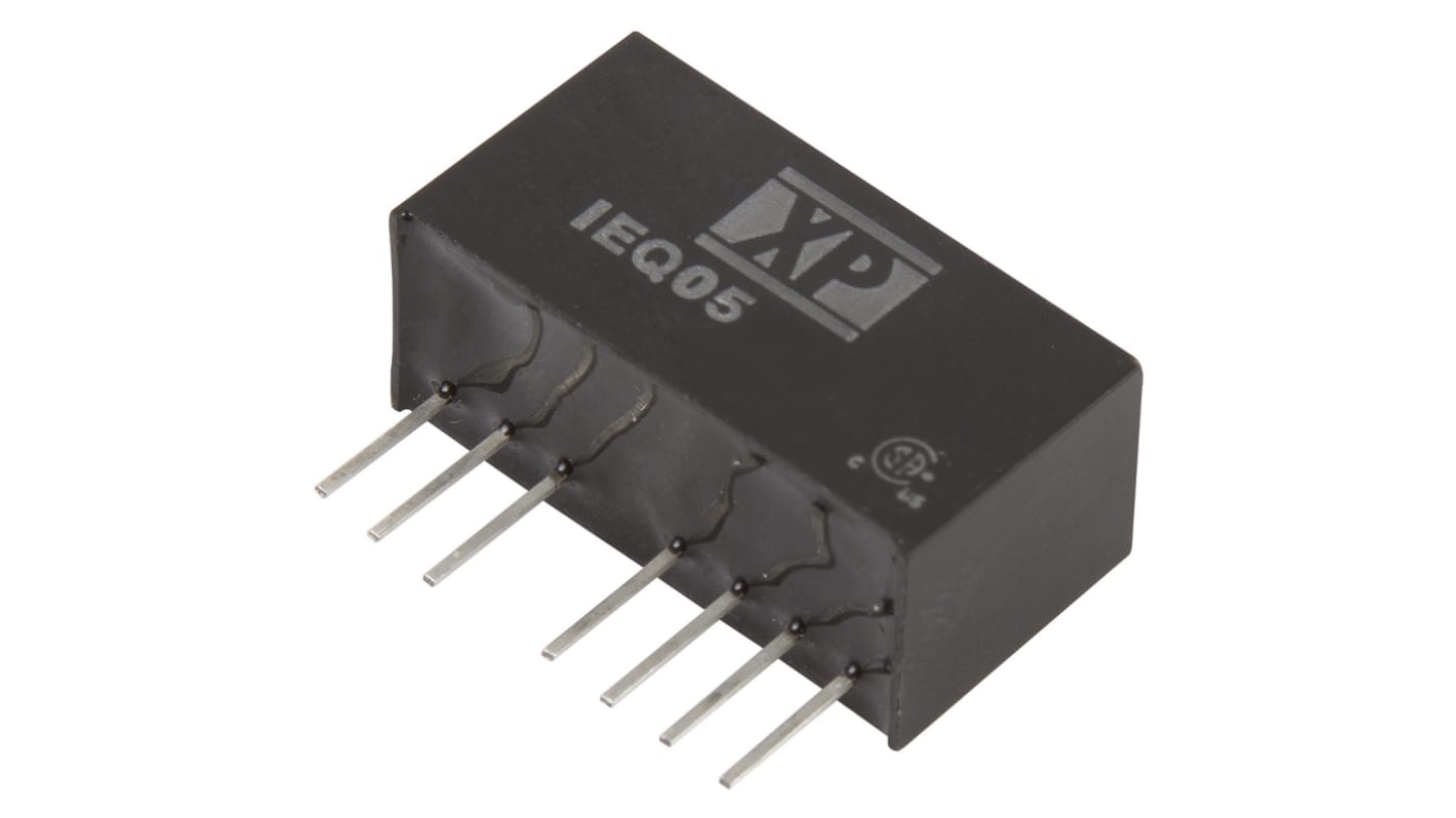 XP Power IEQ DC-DC Converter, 15V dc/ 334mA Output, 4.5 → 18 V dc Input, 5W, Through Hole, +90°C Max Temp -40°C