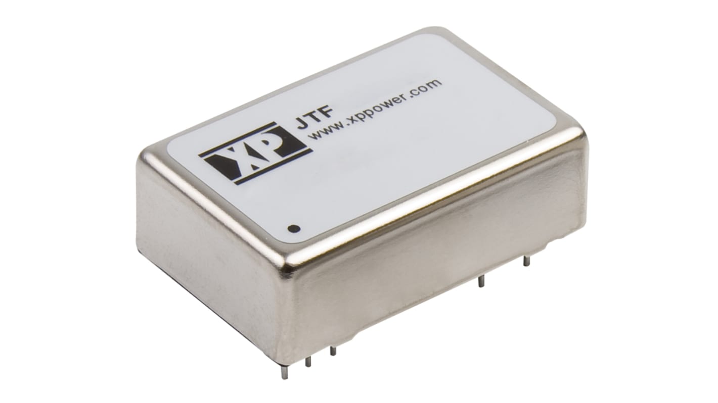 XP Power JTF DC-DC Converter, 5V dc/ 2A Output, 9 → 36 V dc Input, 10W, Through Hole, +105°C Max Temp -40°C Min