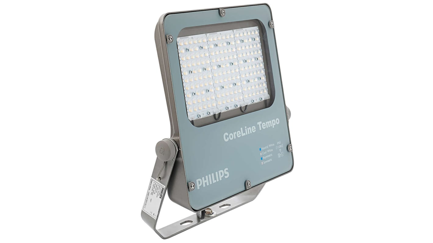 Philips Lighting BVP120 LED Floodlight, 108 LED, 80 W, 8000 lm, IP65, 240 V