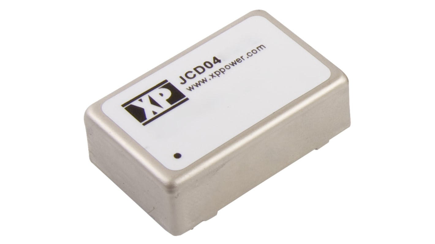 XP Power JCD DC-DC Converter, ±15V dc/ ±133mA Output, 18 → 36 V dc Input, 4W, Through Hole, +100°C Max Temp