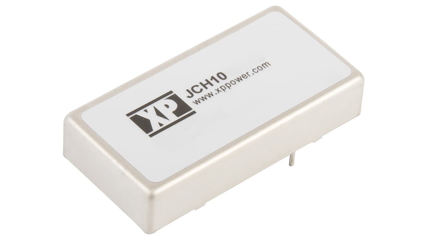 XP Power JCH DC-DC Converter, ±5V dc/ ±1A Output, 9 → 18 V dc Input, 10W, Through Hole, +100°C Max Temp -40°C