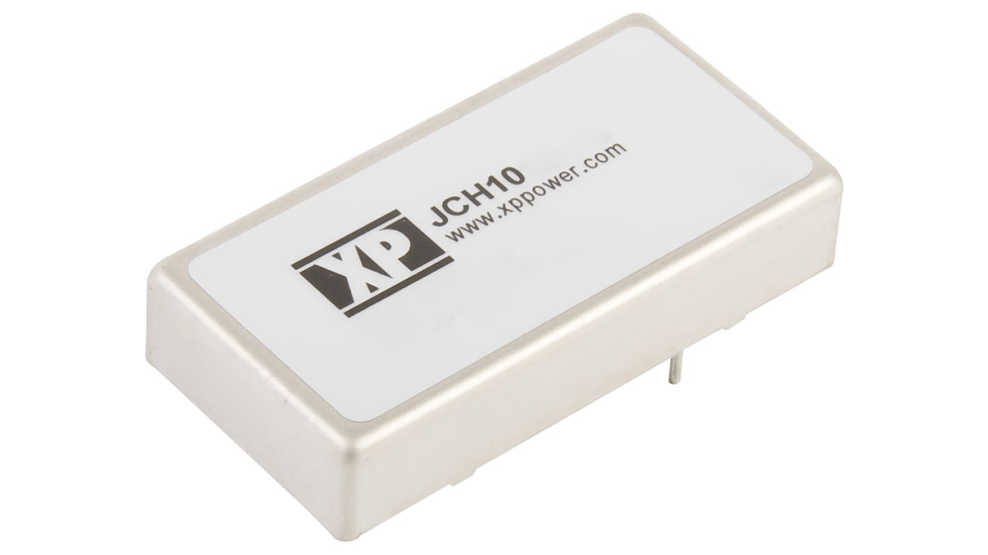 XP Power JCH DC-DC Converter, ±15V dc/ ±333mA Output, 9 → 18 V dc Input, 10W, Through Hole, +100°C Max Temp